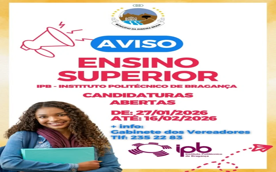 Candidaturas abertas